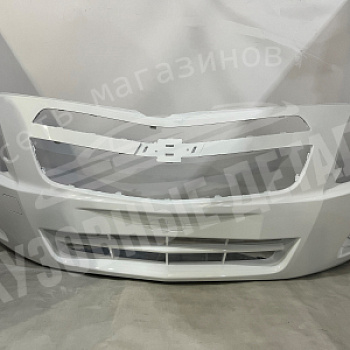 Бампер передний Chevrolet Cobalt GAZ Olympic White Белый